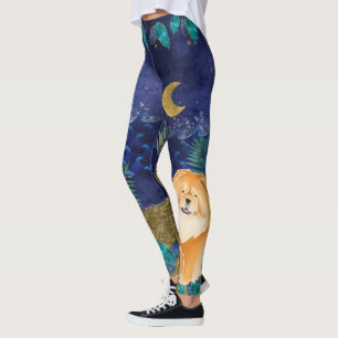 GINKGO chow céleste leggings océaniques