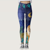 GINKGO chow céleste leggings océaniques (Devant)
