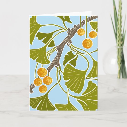 Ginkgo Dance Kaart (Voorkant)