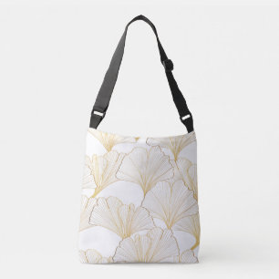 Ginkgo Gold: luxe bladarrangement Crossbody Tas