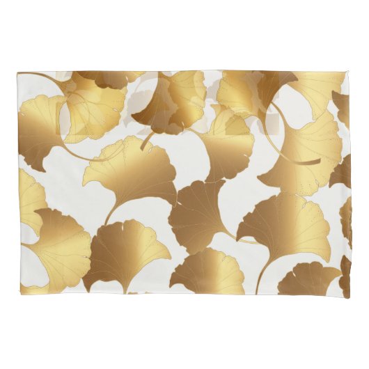 Ginkgo Gold: luxe design. Kussensloop (Voorkant)
