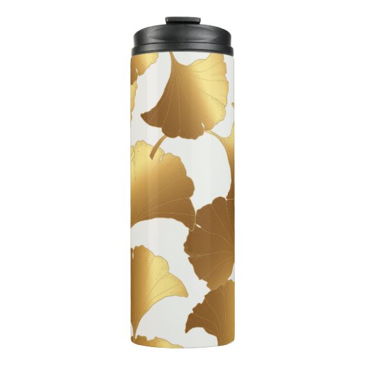 Ginkgo Gold: luxe design. Thermosbeker (Voorkant)
