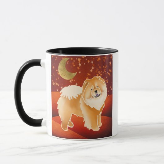 GINKGO la boue rouge - mug de guillemets personnal (Gauche)