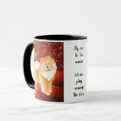 GINKGO la boue rouge - mug de guillemets personnal (Devant gauche)