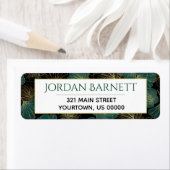 Ginkgo Leaf Asian Botanical Leaves Label (Insitu)