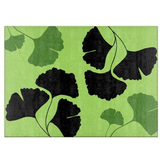 Ginkgo Leaf Glass snijplank (Voorkant)