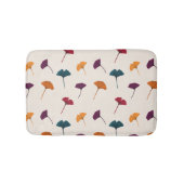 Ginkgo Leaf Pattern Waterverf Herfst Herfstkleuren Badmat (Voorkant)