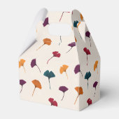 Ginkgo Leaf Pattern Waterverf Herfst Herfstkleuren Bedankdoosjes (Achterkant)