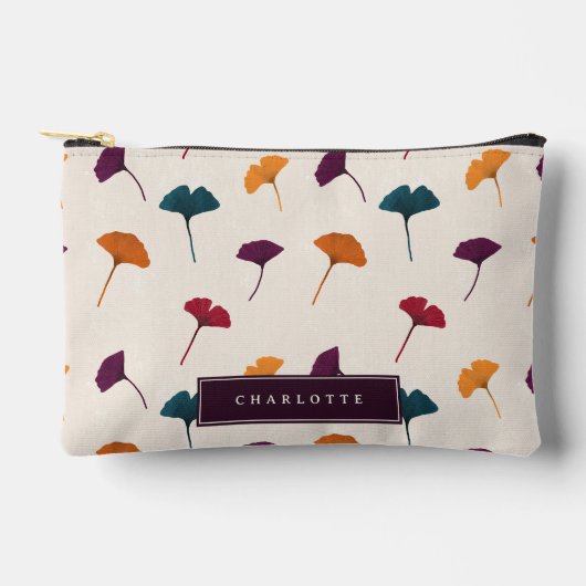 Ginkgo Leaf Pattern Waterverf Herfst Herfstkleuren Etui (Voorkant)