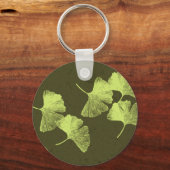Ginkgo Leaves Sleutelhanger (Voorkant)