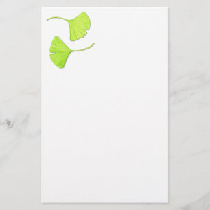 Ginkgo leest botanische kunstgebaren briefpapier