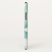 Ginkgo op Dusty Blauwgroen - Wit Case-Mate iPhone Case (Achterkant / rechts)