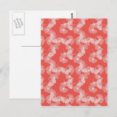 Ginkgo Red Briefkaart (Voorkant / Achterkant)