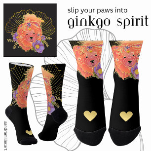 GINKGO SPIRIT Chow hond Sokken