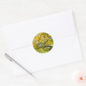 Ginkgo Tree: Japan Ronde Sticker (Envelop)