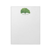 Ginkgo Tree Leaf Notitieblok (Gedraaid)