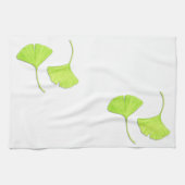 Ginkgo verliest Natuur Art Kitchen Towel Theedoek (Horizontaal)