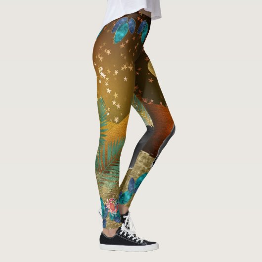GINKGO zwarte chow - leggings in het zuidwesten (Rechts)