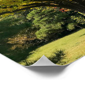 Ginkgoboom van Gulden Geel Poster (Hoek)