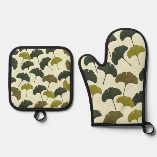 Ginko Bilbao vertrekt Ovenwant & Pannenlap Set (Voorkant)