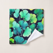 Ginko biloba bladeren bad handdoek (Wasdoekje)