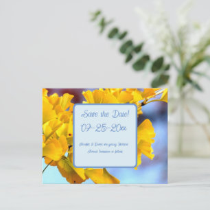 Ginko Biloba Save the Date Briefkaart