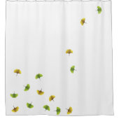 Ginko blad douchegordijn (Voorkant)