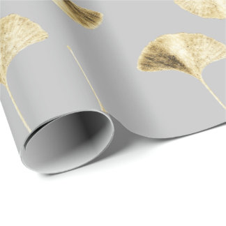 ginko bladeren cadeaupapier