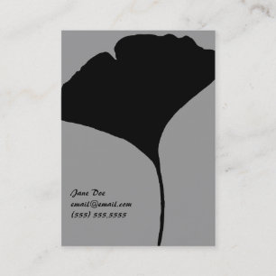 Ginko Leaf Calling Card Contactkaartje