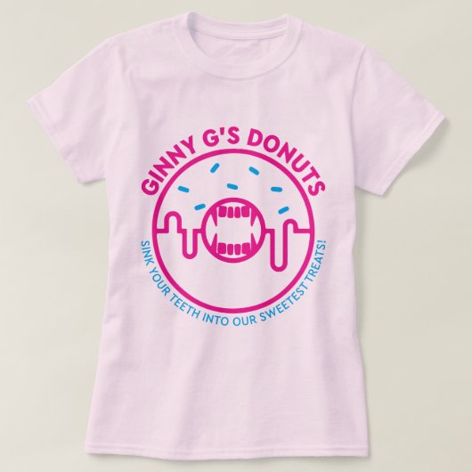 Ginny G's Donuts T-shirt (Design voorkant)
