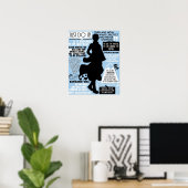 Gintama Sakata Gintoki Quotes Poster (Thuiskantoor)