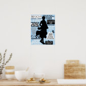 Gintama Sakata Gintoki Quotes Poster (Keuken)