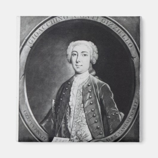 Gioacchino Conti, "Gizziello" Magneet (Voorkant)