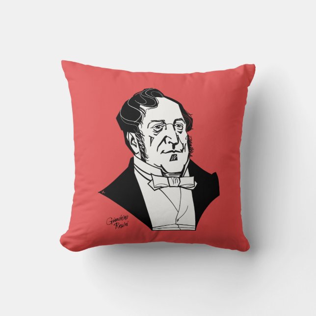 Gioachino Rossini Kussen (Voorkant)