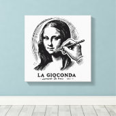Gioconda Canvas Afdruk (Insitu (Houten vloer))