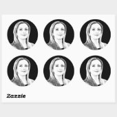 Giorgia Meloni Ronde Sticker (Vel)