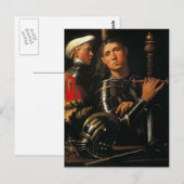Giorgione-Warrior met Groom Briefkaart (Voorkant / Achterkant)