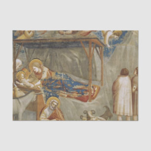 Giotto di Bondone De Geboorte Fine Art Collectie Tissuepapier