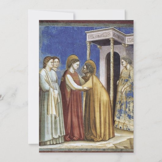 Giotto di Bondone - Visitatie Kaart (Voorkant)