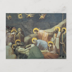 Giotto Lamentation of Christus Briefkaart
