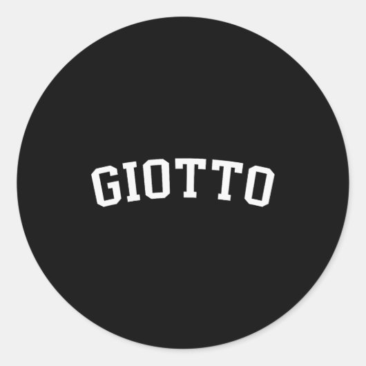 Giotto ronde sticker (Voorkant)