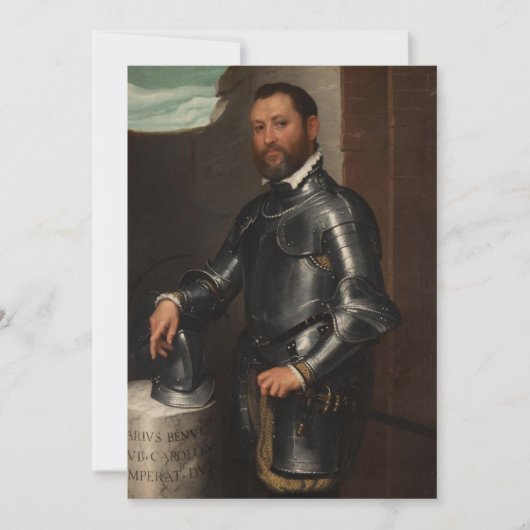 Giovanni Battista Moroni - Portret van Mario Benve Kaart (Voorkant)