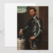 Giovanni Battista Moroni - Portret van Mario Benve Kaart (Voorkant / Achterkant)