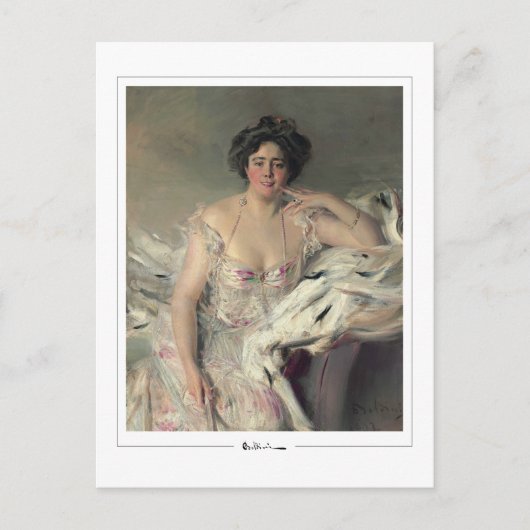 Giovanni Boldini #13 - Briefkaart met fijne kunst (Voorkant)