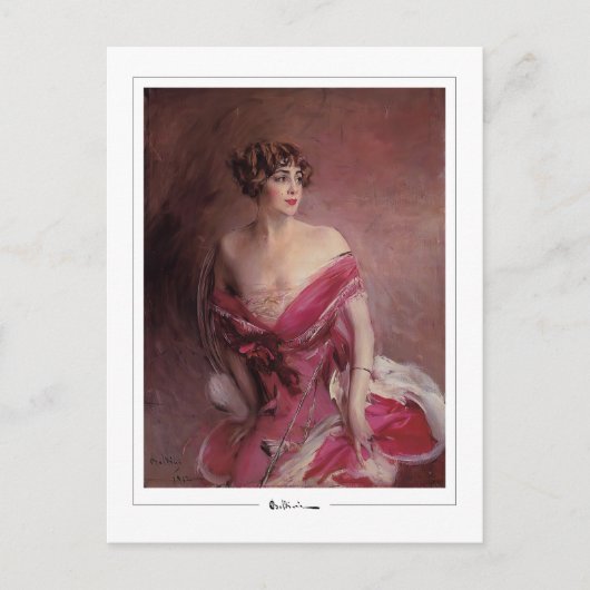 Giovanni Boldini #20 - Briefkaart met fijne kunst (Voorkant)