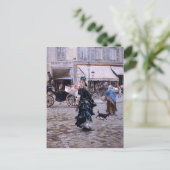 Giovanni Boldini - Doorkruising van de straat Briefkaart (Staand voorkant)