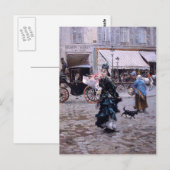 Giovanni Boldini - Doorkruising van de straat Briefkaart (Voorkant / Achterkant)