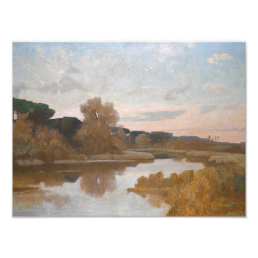 Giovanni Costa.- Castel Fusano Foto Afdruk (Voorkant)