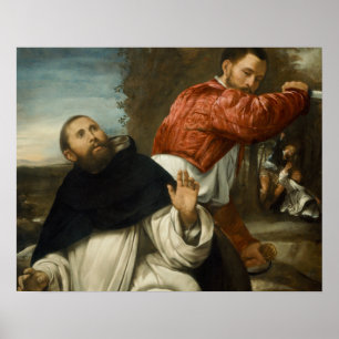 Giovanni Girolamo Savoldo - De dood van St. Peter Poster