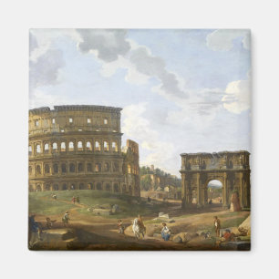 Giovanni Paolo Panini Uitzicht van het Colosseum Magneet